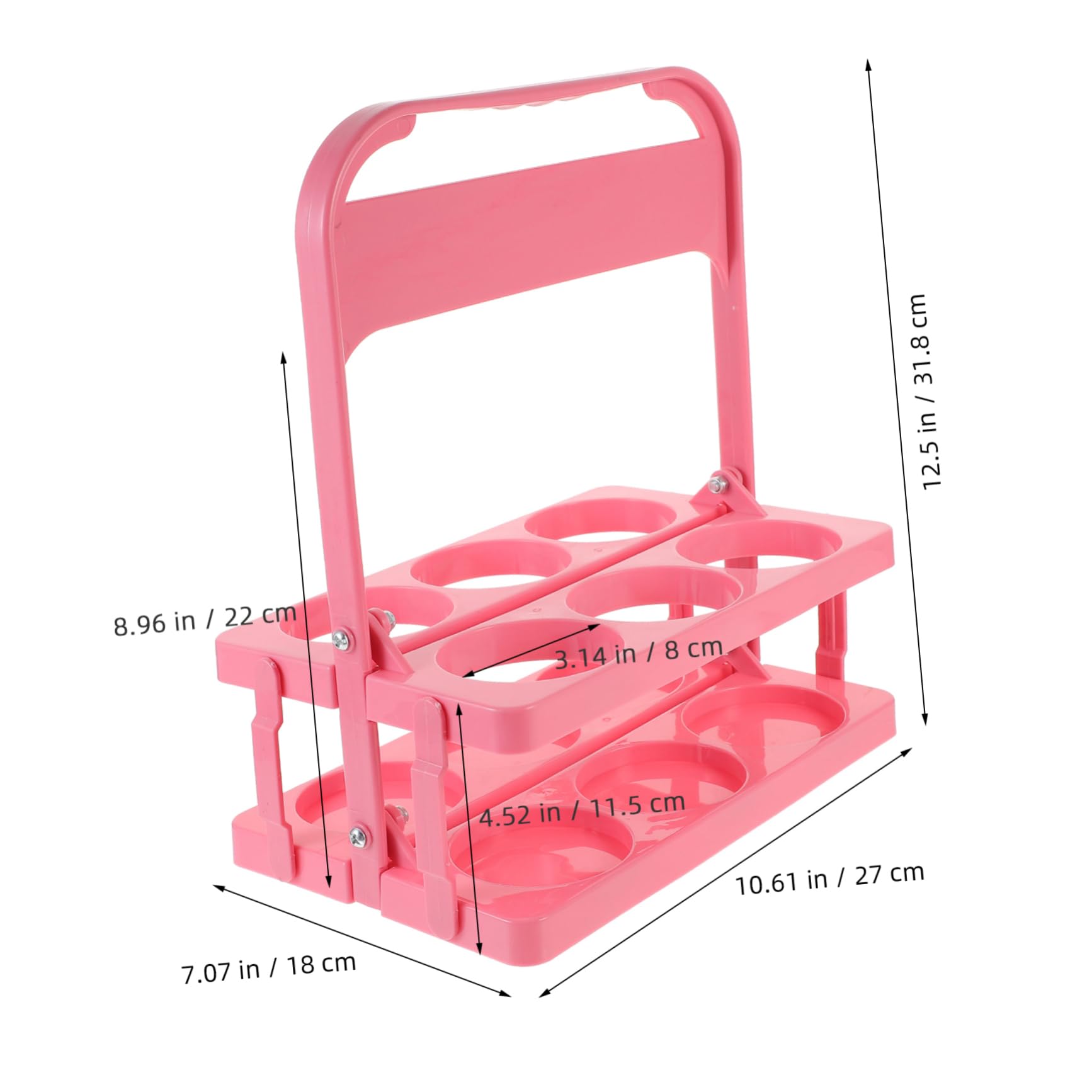 Alipis Foldable Beer Bottle Carrier Portable Drink Holder with Handle Design Compact Storage for Cans and Bottles for Picnics Parties Daily Use