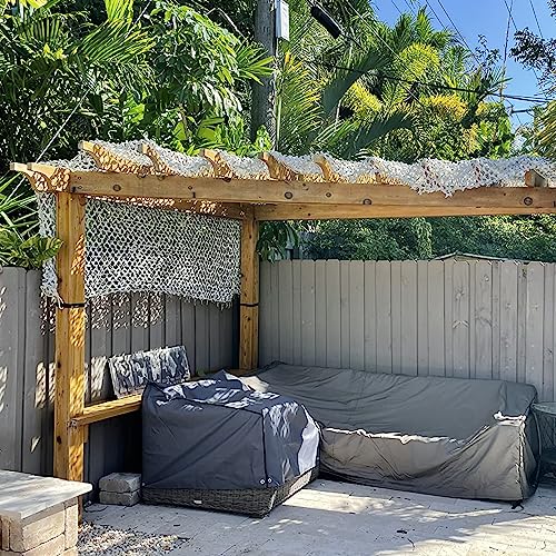 Image of LOOGU Custom Woodland Camo Netting Camping Military Hunting Camouflage Net 6.5 x 10ft, 6.5 x 26ft, 10 x 10ft, 10 x 13ft, 10 x 16.5ft, 13 x 16.5ft, 16.5 x 20ft, 20 x 20ft