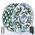 Ollny Christmas Lights 1000 LED 330 FT, IP67 Waterproof Plug in Christmas Tree Lights with Remote, 8 Modes, 3 Timers, Dimmable, House Xmas Indoor Decorations Outdoor Christmas Lights (Cool White)