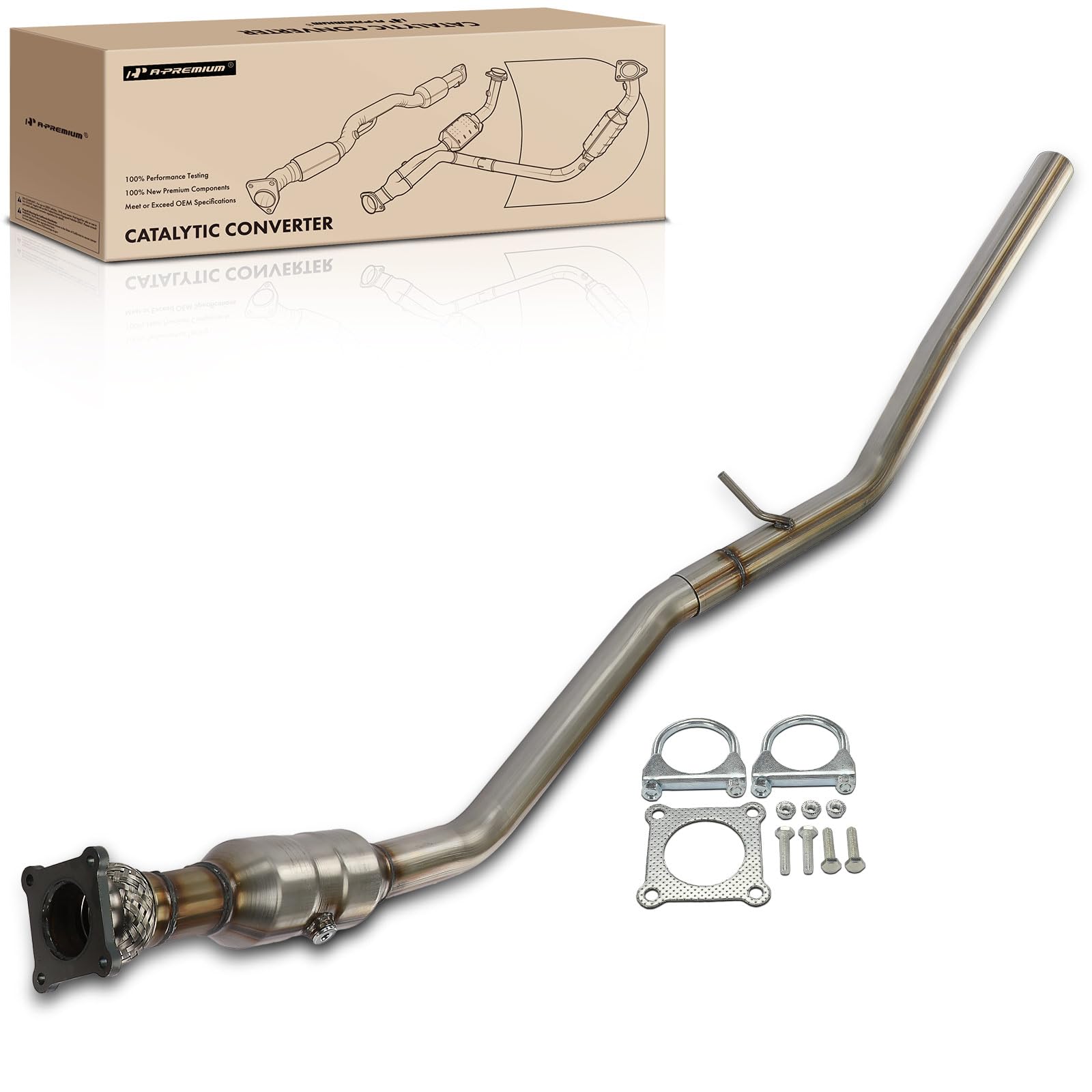 Photo 1 of A-Premium Catalytic Converter Kit Direct-Fit Compatible with Dodge Grand Caravan 2005-2007, Caravan 2005-2007 & Chrysler Town & Country 2005-2007, 3.3L 3.8L, EPA Compliant