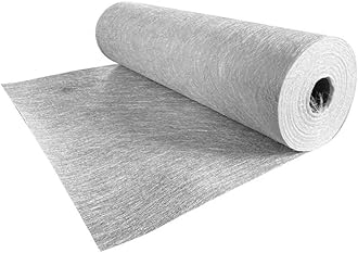 Premium Fiber Glass Sheet Chopped Rectangular Shape Strand Mat 300 Gsm 3X10 Feet, Silver color