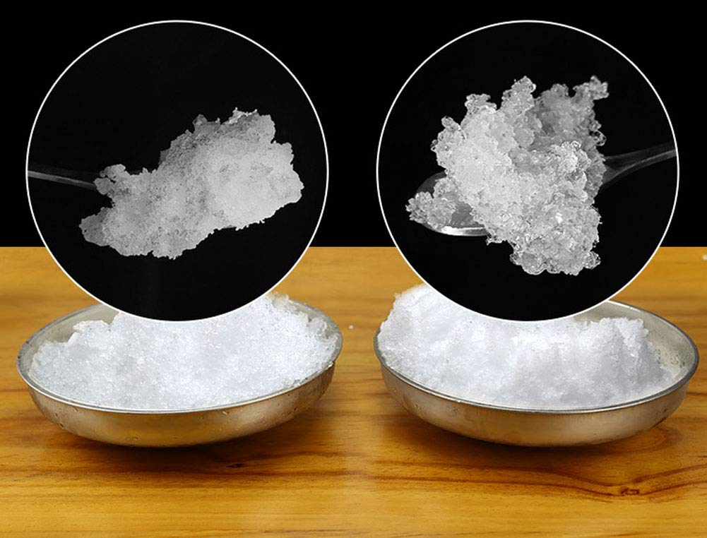 Trituradora de Hielo Profesional, Picadora de Hielo para Batidos y Mojito, Maquinas de Granizados con Mango Antideslizante, Hogar y Comercial, 1500r/min