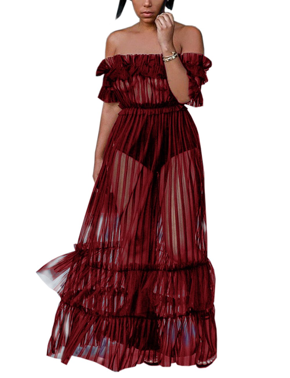 Sheer Top Dress The Dress Shop