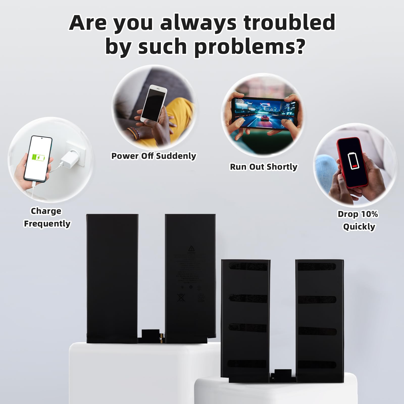 Batterie de rechange pour tablette A2043 compatible avec iPad Pro 12,9", 3ème génération 2018, 4e génération 2019, 2020, 3ème génération A1895, A1983, A1876, A2069, A2232, A2233, A2229,