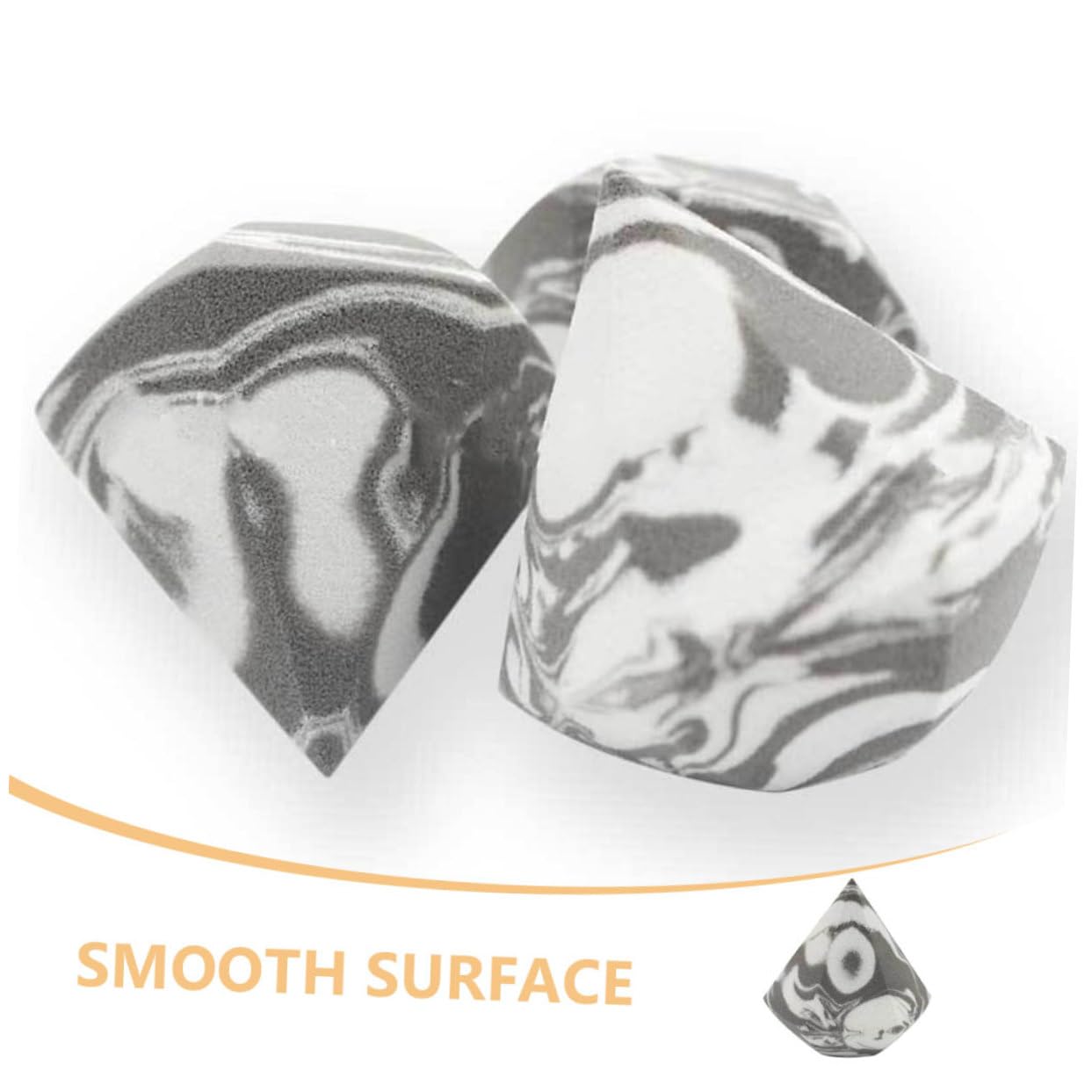 SOESFOUFU 2pcs Beauty Sponge Makeup Powder Puff for Women Foundation Powder Application Tool