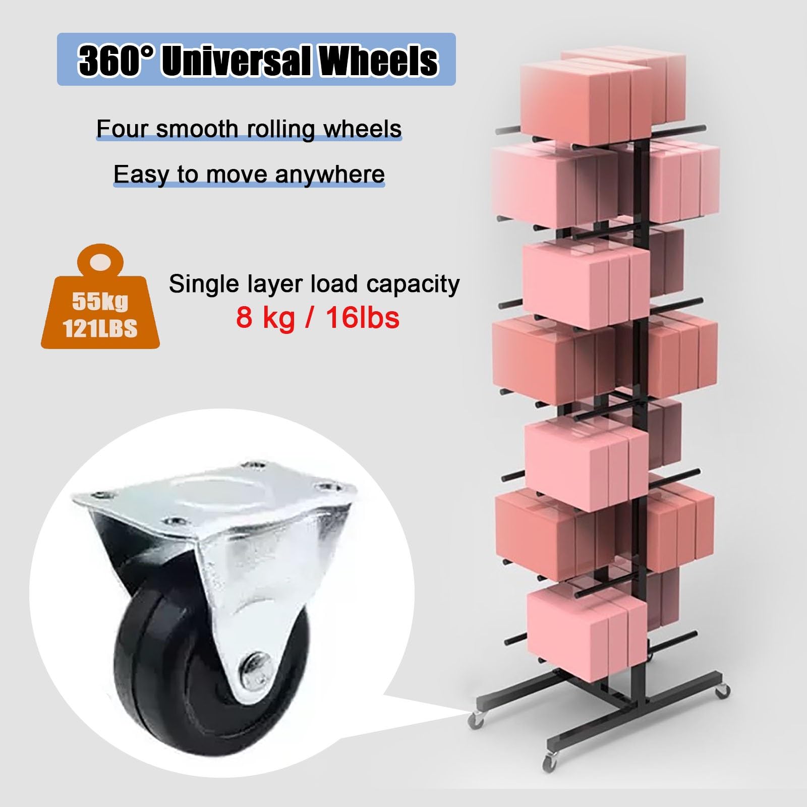 Amazon.com: Mobile Yoga Block/ Yoga Mat Transportation Dolly