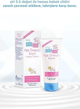 Sebamed Baby pH 5.5 Yoğun Nemlendirici Etkili Pantenol İçerikli Koruyucu Bebek Pişik Önleyici Krem 100 ml