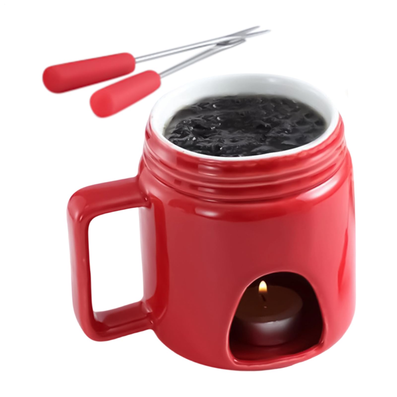 Tasse à fondue pour la maison et dessert au chocolat en céramique