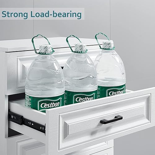 Miniatura 6 de Extensión completa de cajones con menos ruido de 12 pulgadas, kit deslizante de cajón que se adapta a la mayoría de sistemas de cajones montados