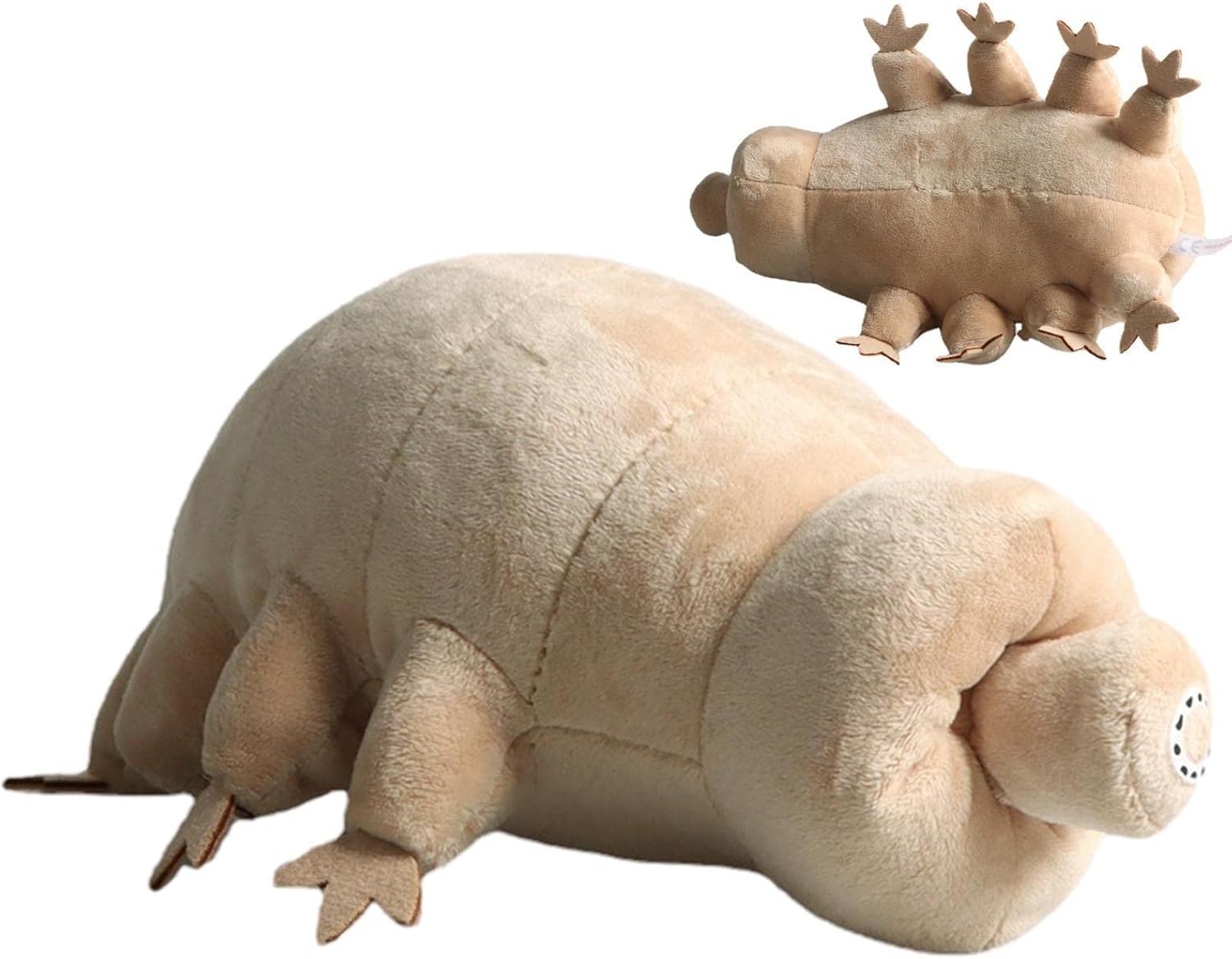Animal de Peluche Feo, Juguete de Peluche Tardigrade de Peluche de 25cm, Oso de Agua de Dibujos Animados, Almohada de Peluche de Criatura de mar Profundo