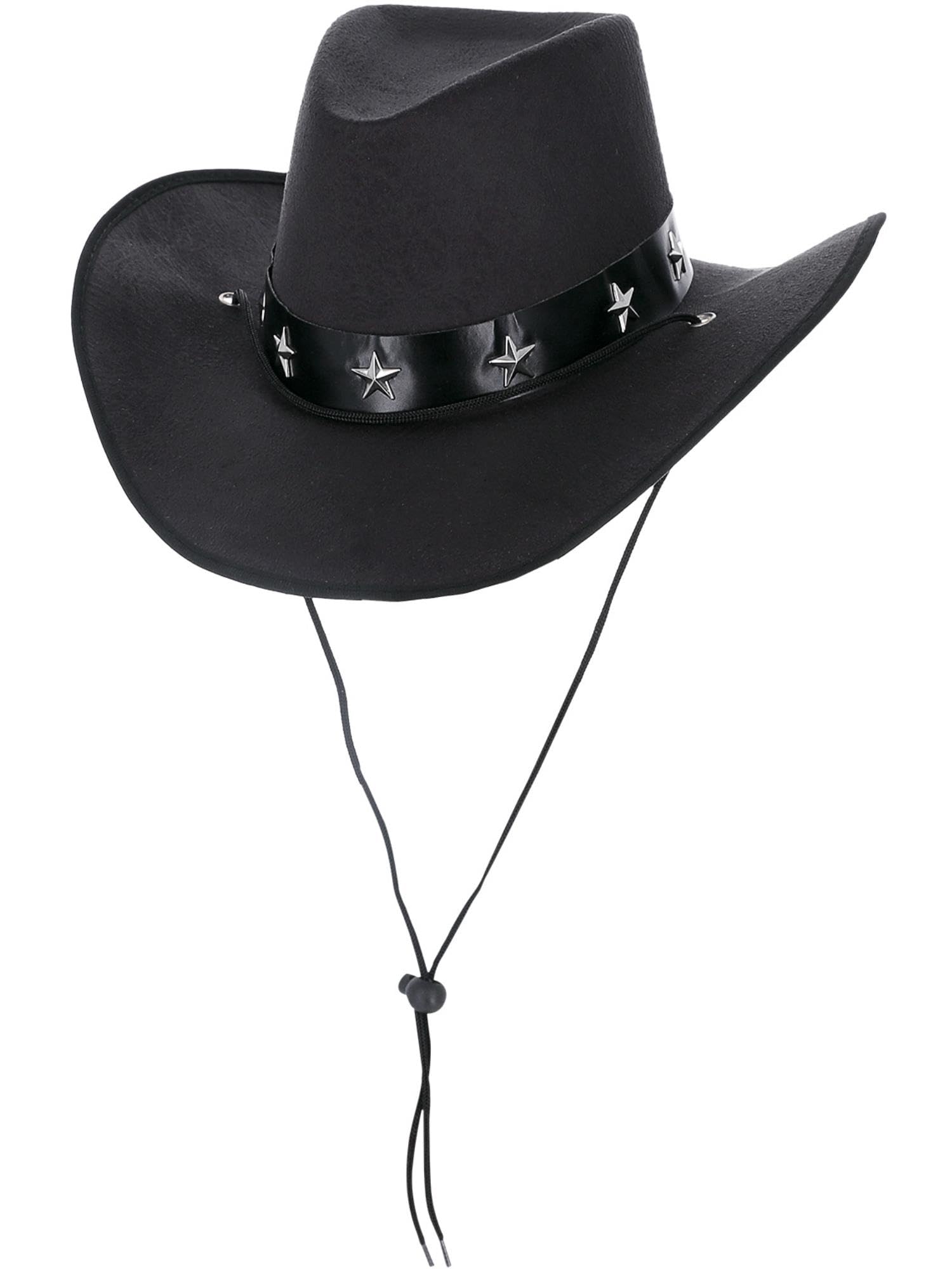 Smiffys Men's Black Western Cowboy Hat
