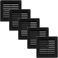 Vista 49 de Vent Systems 3 x 3 pulgadas (dimensiones de apertura) - Cubierta de ventilación de plástico blanco Soffit - Rejilla de ventilación cuadrada plana