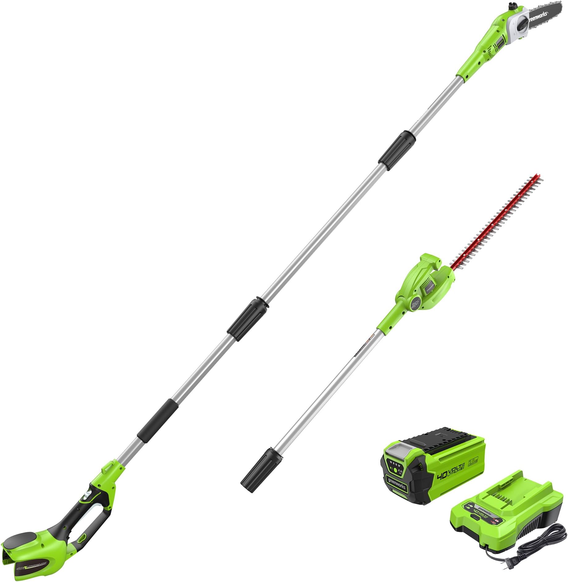 Greenworks PRO 10 in. 60V Battery Cordless Pole Saw (Tool