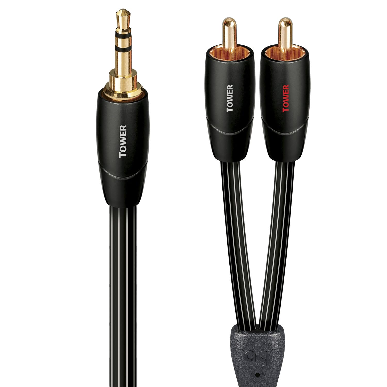 AudioQuest Tower Analog Audio Interconnect 3.5mm Mini to RCA Cable (1.5m)