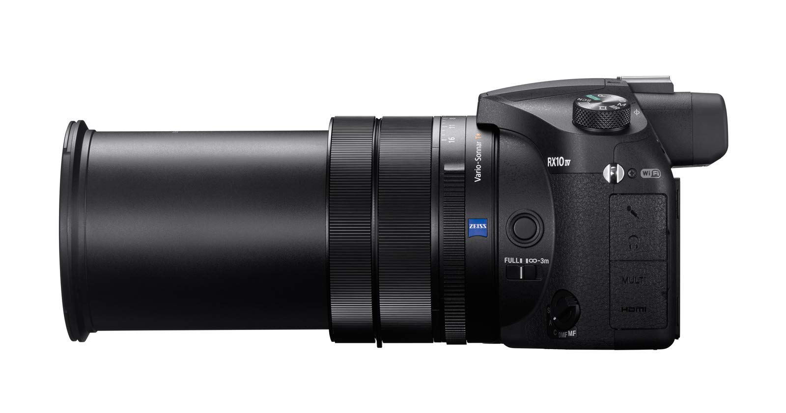 Sony RX10 IV | Zaawansowany aparat kompaktowy premium (przetwornik typu 1,0″, obiektyw Zeiss 24–600 mm F2.4–4.0, szybki system AF 0,03 s, nagrywanie filmów 4K)