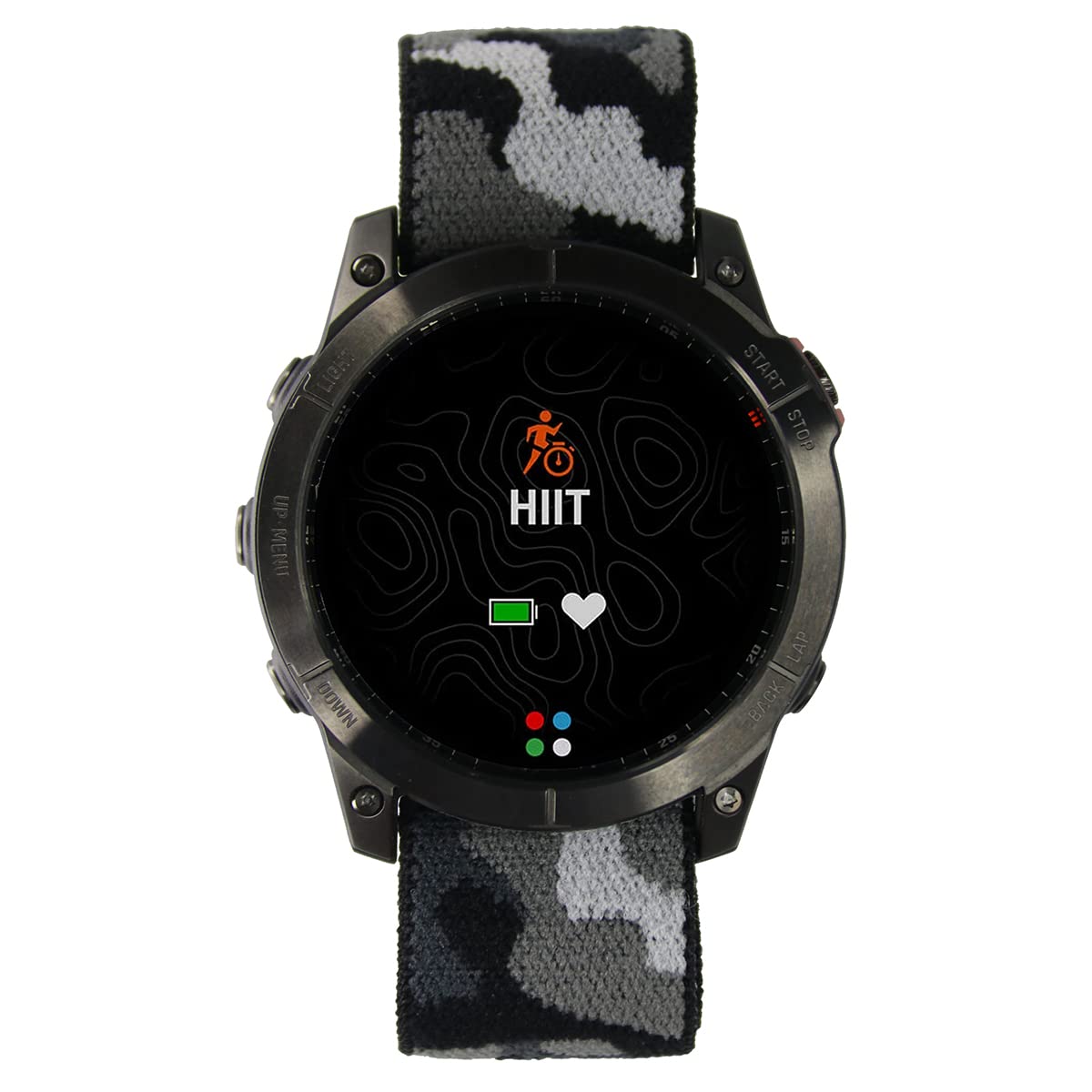 LDFAS Fenix 7/6/5 Plus Band, 22mm Ultra Easy Fit Nylon Straps Compatible for Garmin Fenix 7/6 Pro/5 Plus/Epix (Gen 2)/Quatix 7/instinct 2 Bnads, Camouflage-Gray