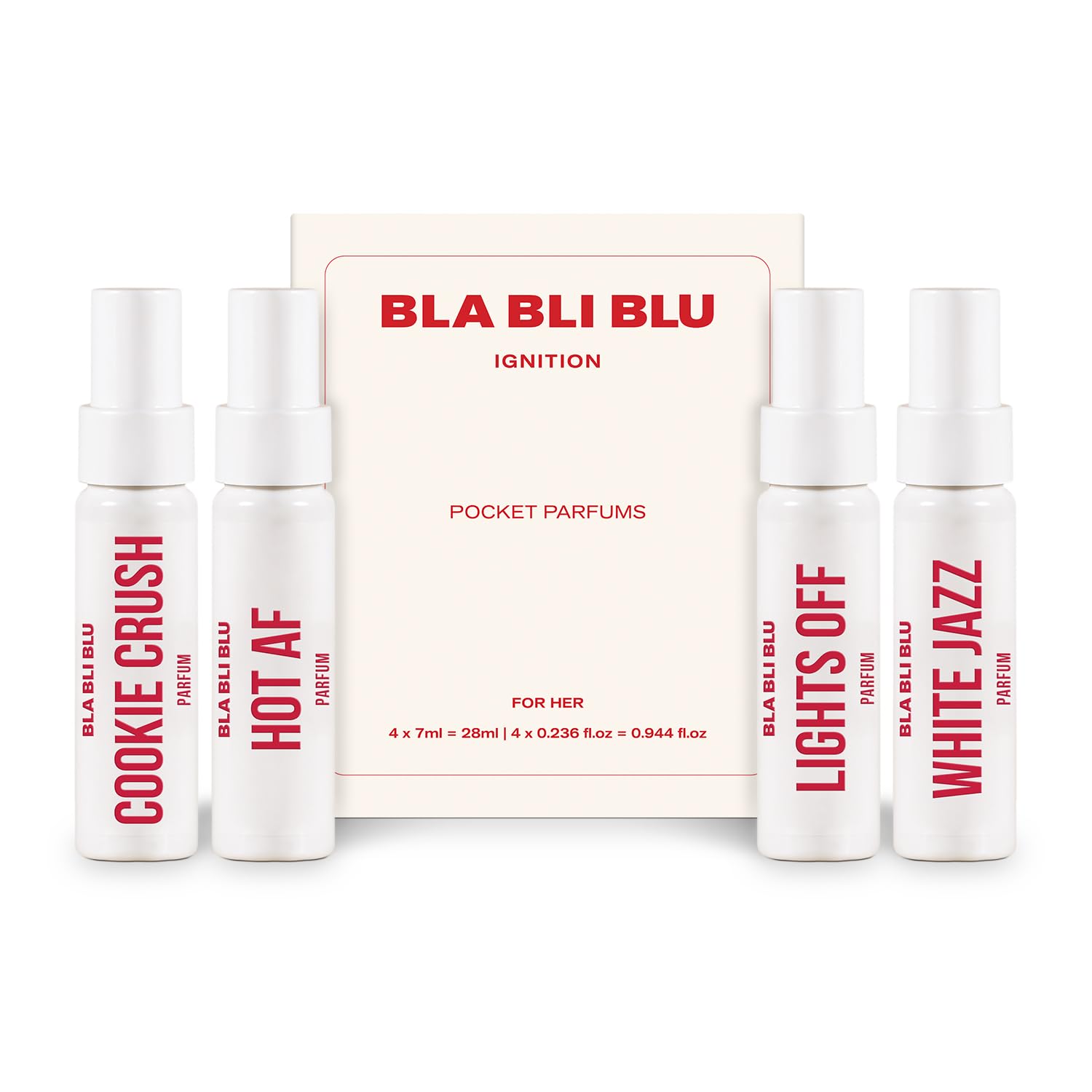 BLABLIBLU IGNITION Travel Pocket Parfum Trial Set for Woman|4x7ml|Long-Lasting Parfum Fragrances - better than EDP, EDT & EDC|Perfume For Woman|-image-45