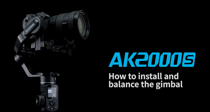 FeiyuTech AK2000S Gimbal DSLR Camera Stabilizer 3-Axis Video