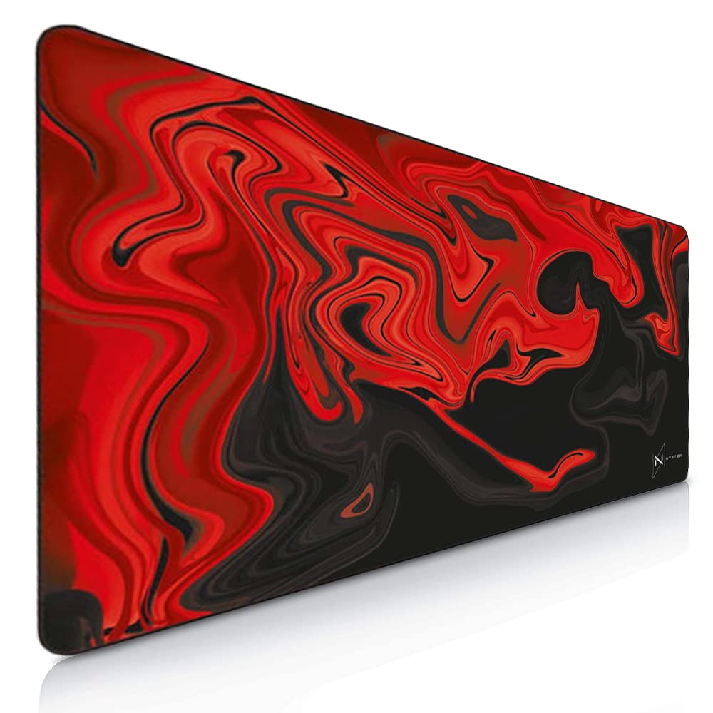 NYFTER - Tappetino per mouse XXXL Liquid Gaming, 1200 x 600 x 3 mm, tappetino per mouse da gaming, di alta qualità, impermeabile, per videogiochi