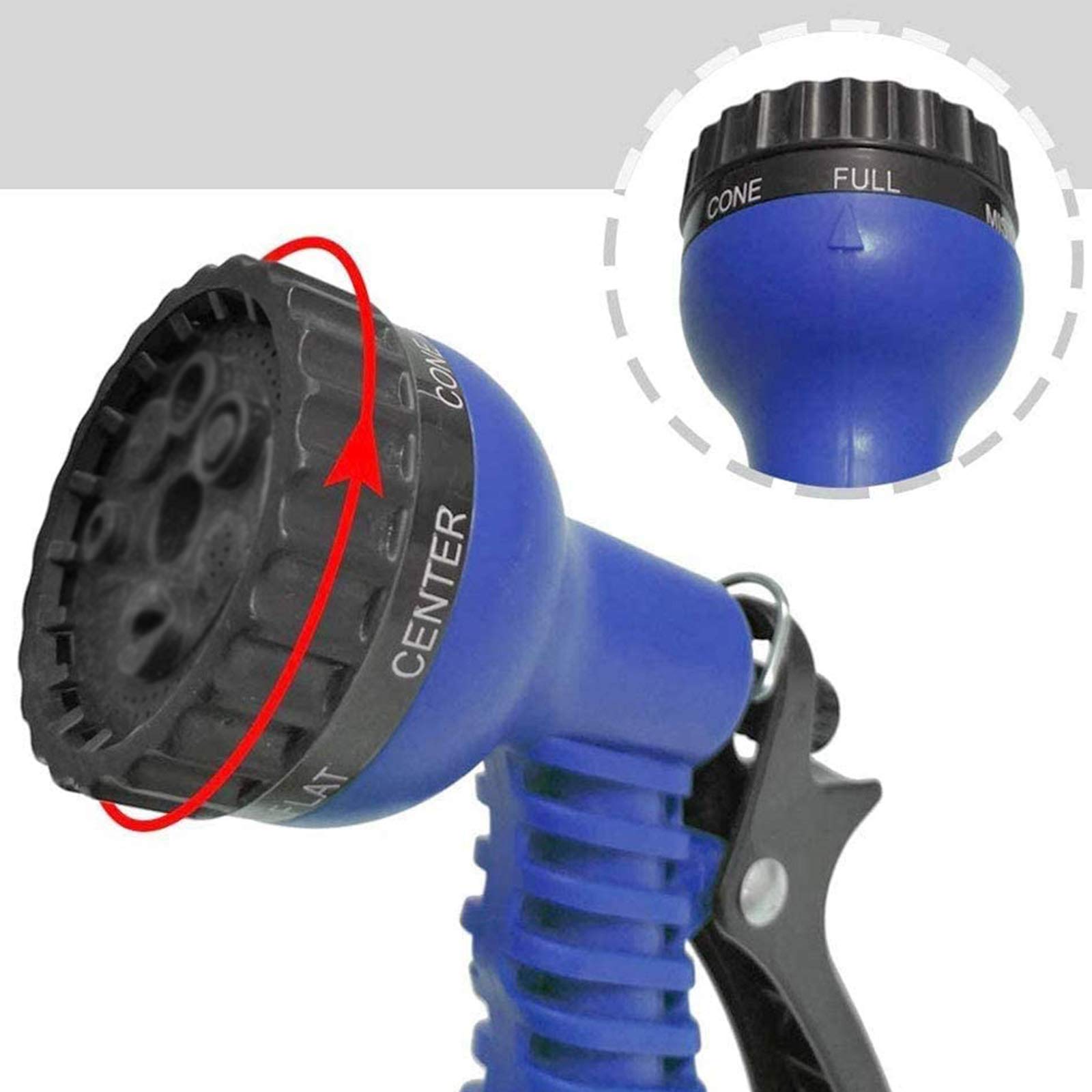 TEMPO DI SALDI Tubo acqua giardino 30 Metri, Pompa Acqua Salvaspazio Leggera Resistente, Tubo Estensibile da Giardino dotato di Pistola Irrigazione 7 Modalità di Spruzzo