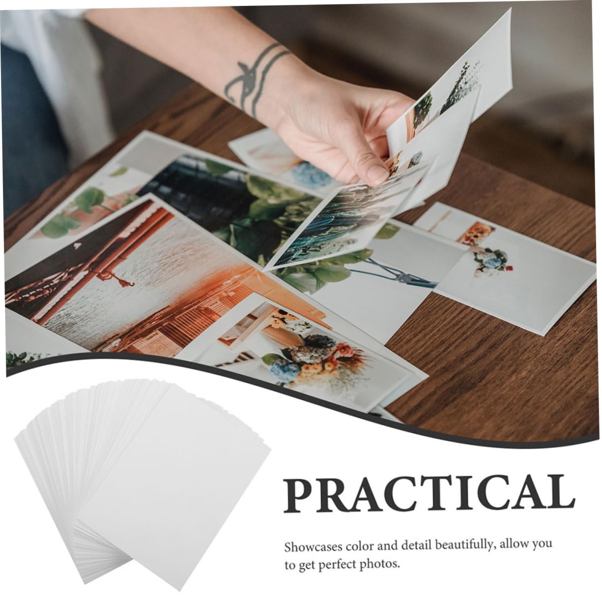 400blätter Fotopapier Für Für Fotoprojekte Lebendige Farben Und Detaillierte Bilder Geeignet Für Fotodruck Und Kreative Anwendungen