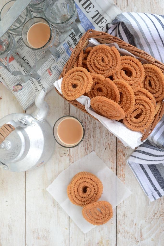CHEF MEDIDI-Homemade Traditional Chakli – Crispy & Crunchy South Indian Snack|Authentic Butter Chakli (Murukku) – Fresh Homemade Snack (250 grams) 3