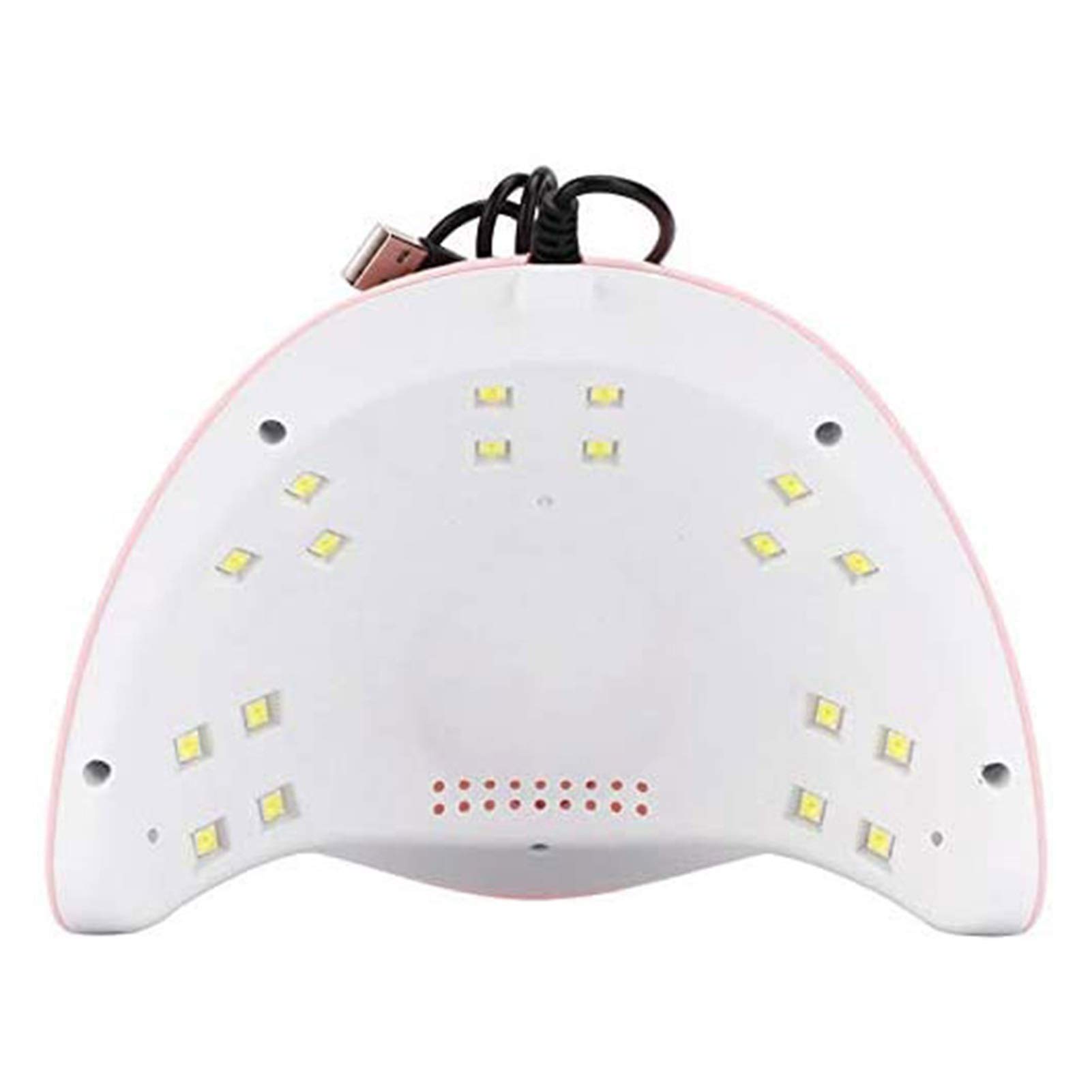 Doppia sorgente da 54 W for smalto gel LED, con 3 timer anni '30, '60