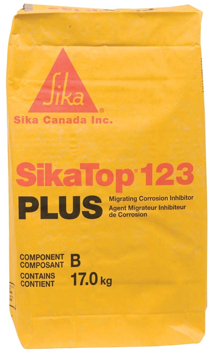 SikaTop 123 Plus Gel Consistency, 2 componentes, anticorrosión, kit de mortero de reparación