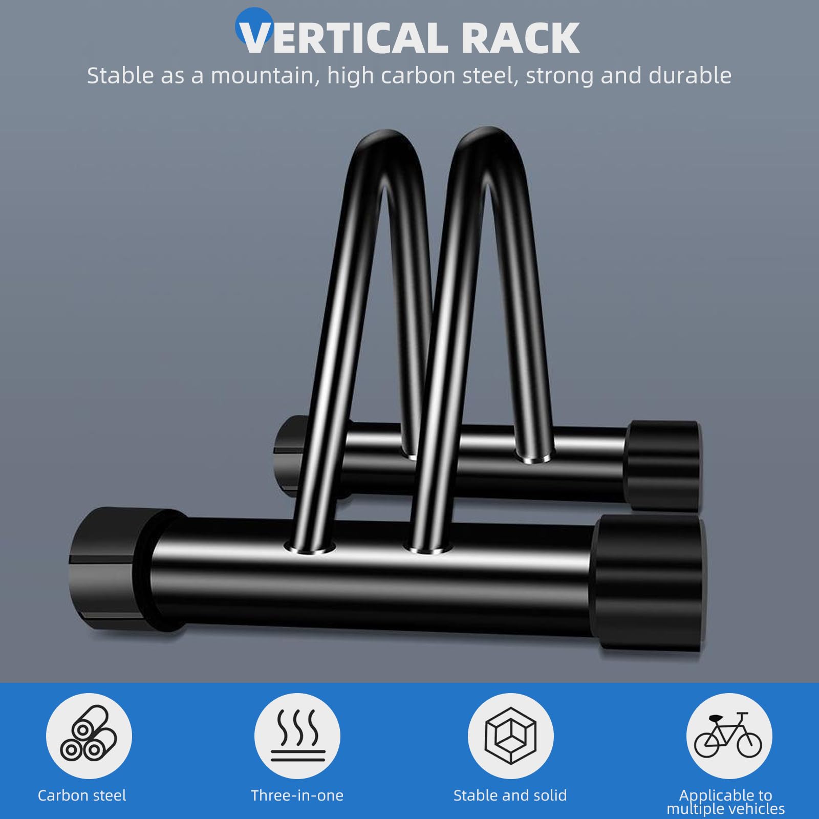 ENGWE MTB Soporte de metal para bicicletas al aire libre, estante de almacenamiento de bicicletas, soporte de estacionamiento para bicicleta, soporte de almacenamiento de bicicletas para garaje o