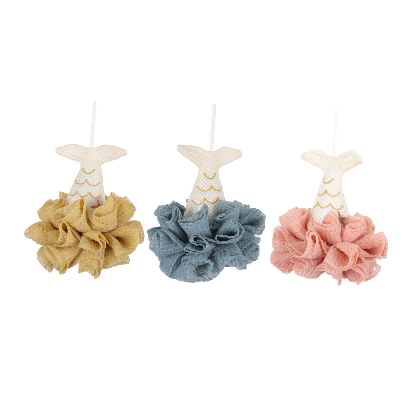Healeved 9pezzi Adorable Shower Bath Spugne Esfolianti Per Doccia Pratiche e Colorate Per La Pulizia Della Colori Random