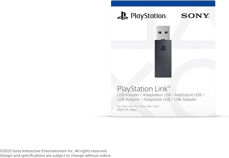 PlayStation Link USB adaptér – Kompatibilný so slúchadlami Pulse Elite a Pulse Explore