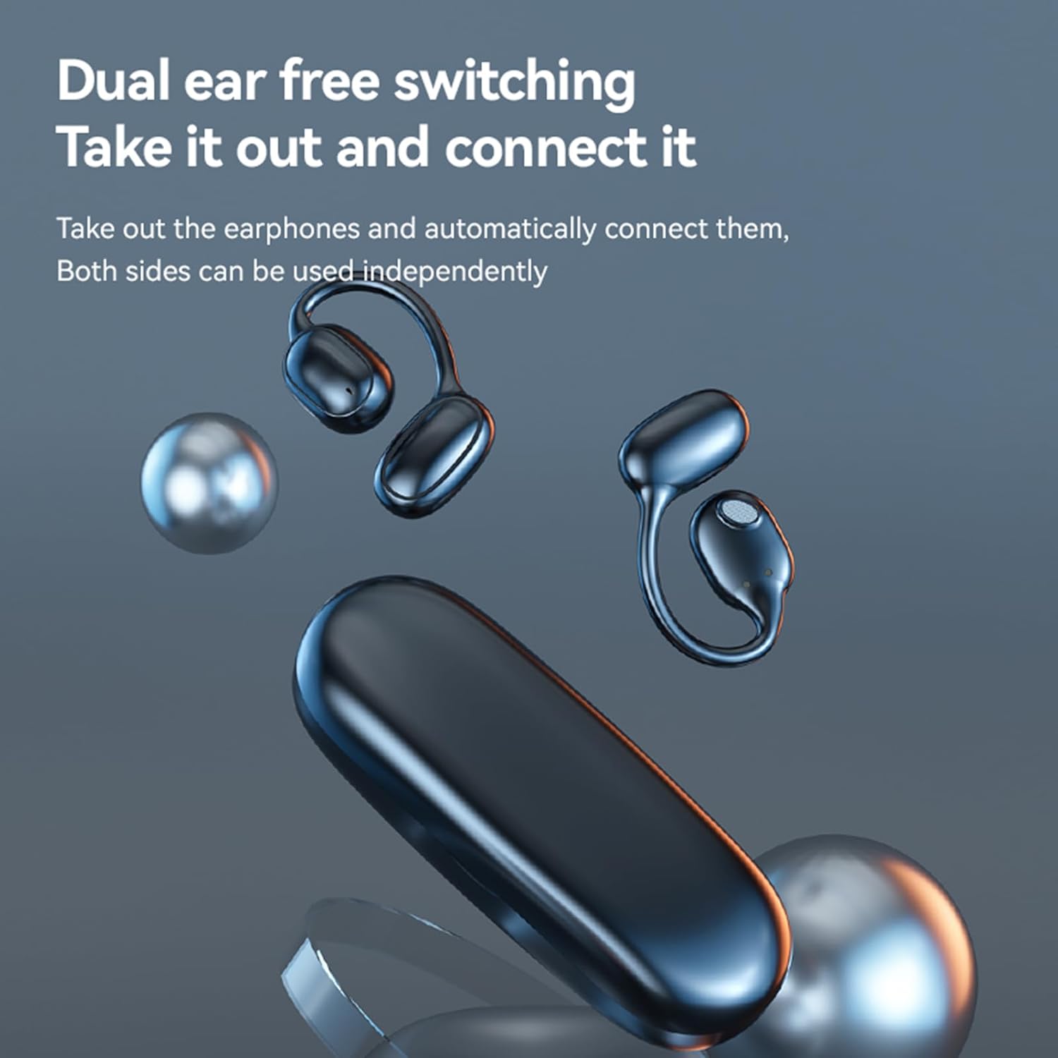 Wireless Earbuds, Bluetooth 5.3, Stereo Bass, Noise Cancelling Mic, IP7 Waterproof