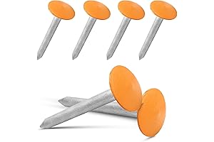 Robust Survey Markers Stakes - 6 Pack Orange Boundary Markers