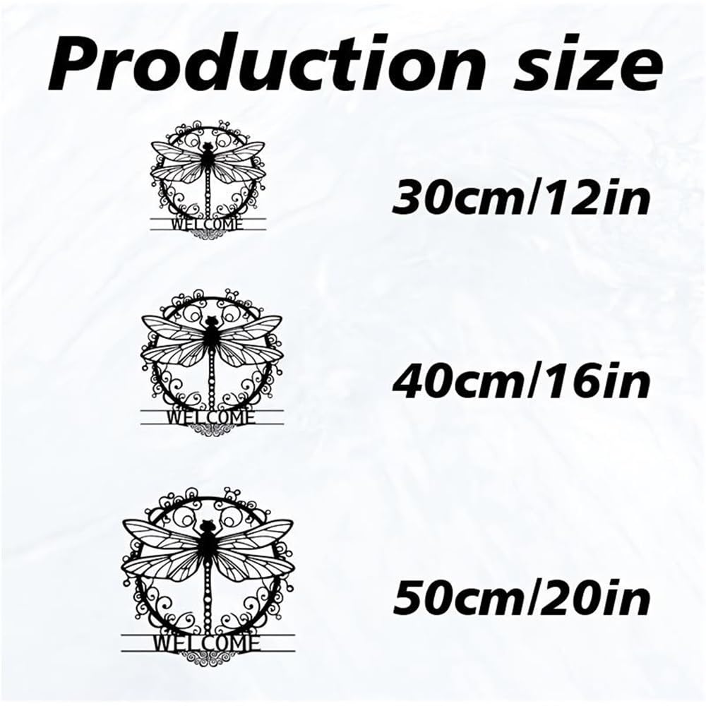 Générique Współczesna abstrakcyjna metalowa dekoracja ścienna, ważka - ogród i podwórko logo dekoracja, rzeźba w naturalnym stylu, dla mamy, akcesoria dekoracyjne dla miłośników