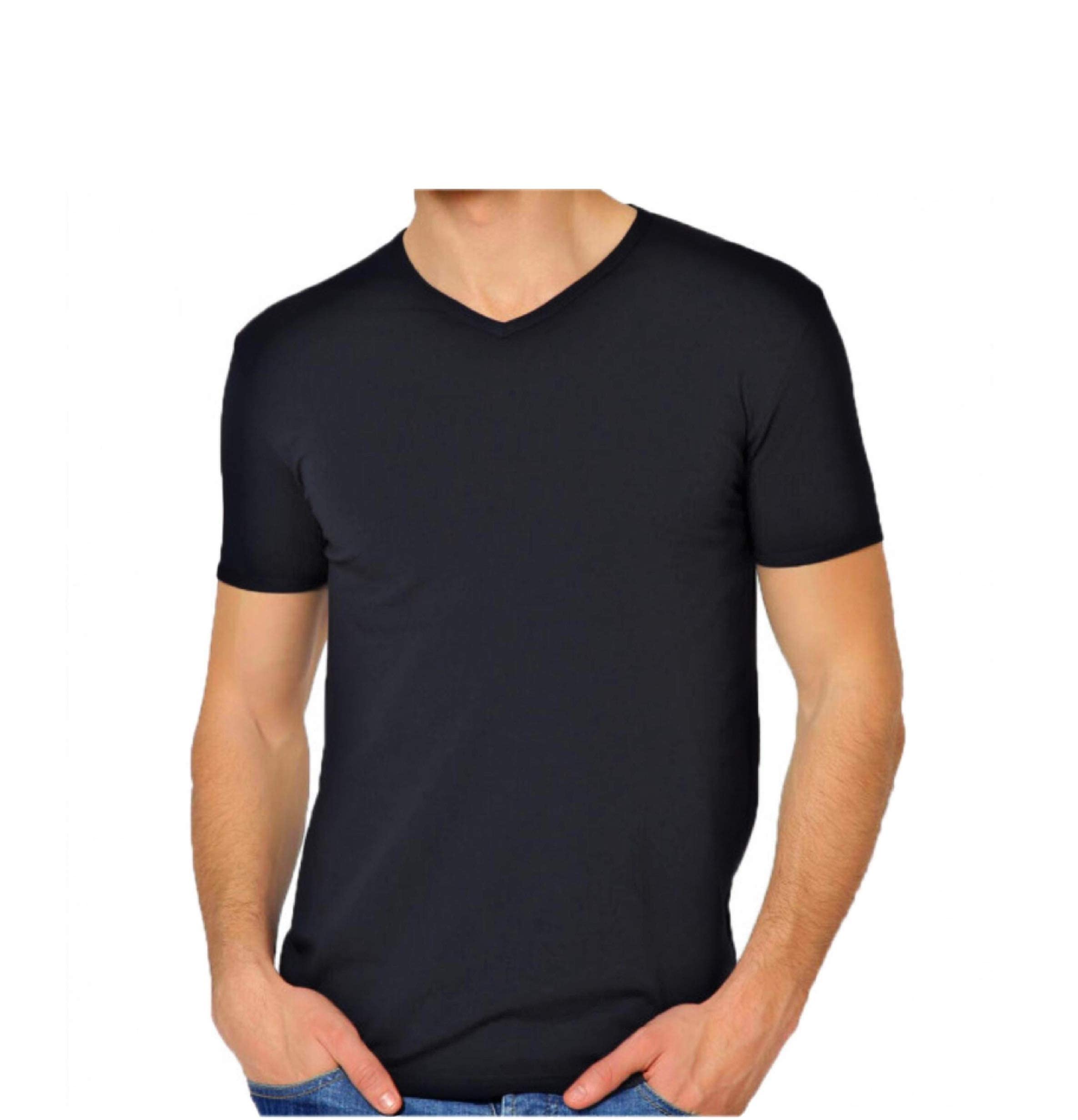 Enrico Coveri Offerta 3-6 Pezzi Maglietta Intima Uomo Elasticizzata Scollo V + Boxer in Omaggio Maglia Intima Uomo Elasticizzata Maglia Uomo Cotone 01