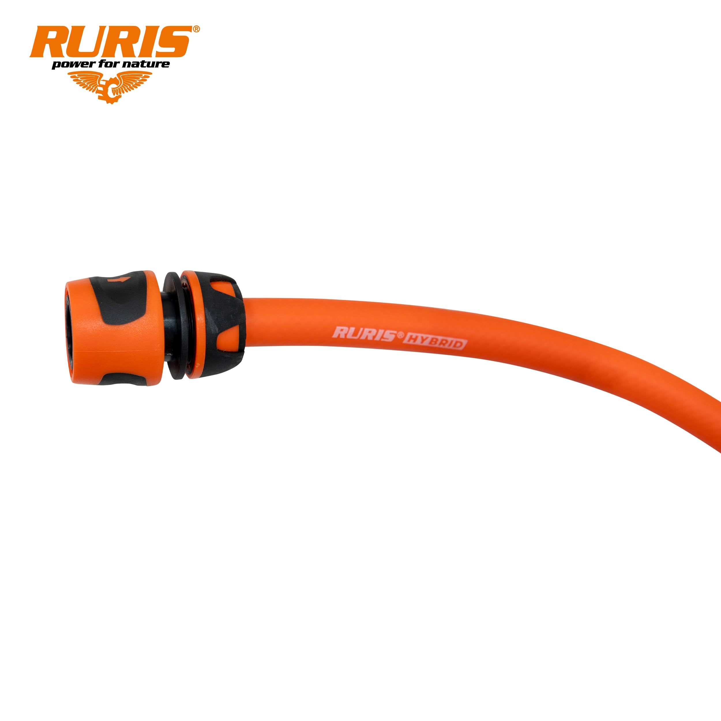 RURIS Hybrid1230 Tuyau d'Arrosage 30m 3 Couches 35 bar Anti-Vrille UV | Technologie Polyfusion, Resistance 35 bar, Protection UV, Compatible 1/2 pouce