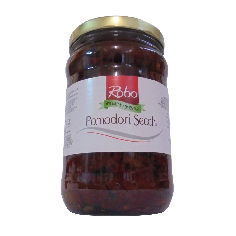 GR 1600 POMODORI SECCHI IN OLIO DRIED TOMATOES POMODORINI ESSICCATI IN VASO DI VETRO