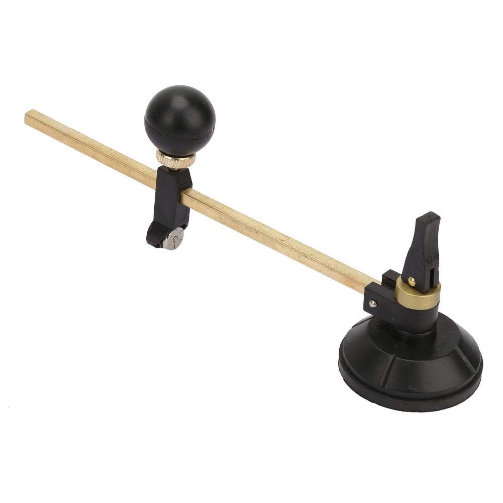 Taglierina circolare, taglierina per il taglio del vetro, taglierina per il vetro 6 bussole della ruota Taglierina circolare per il taglio con cerchio a ventosa(40 cm / 15,7 pollici)