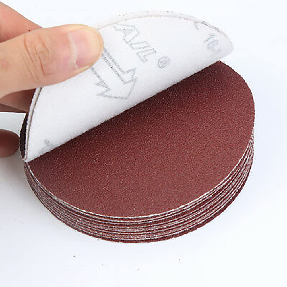 5 Pz 7 Pollici 180mm Dischi Abrasivi Gancio E Anello Carta - Foto 10