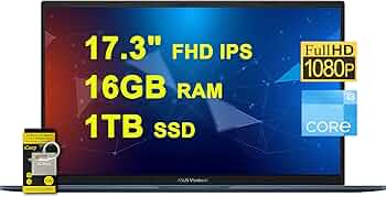 Amazon.com: ASUS VivoBook 17 Business Laptop 17.3