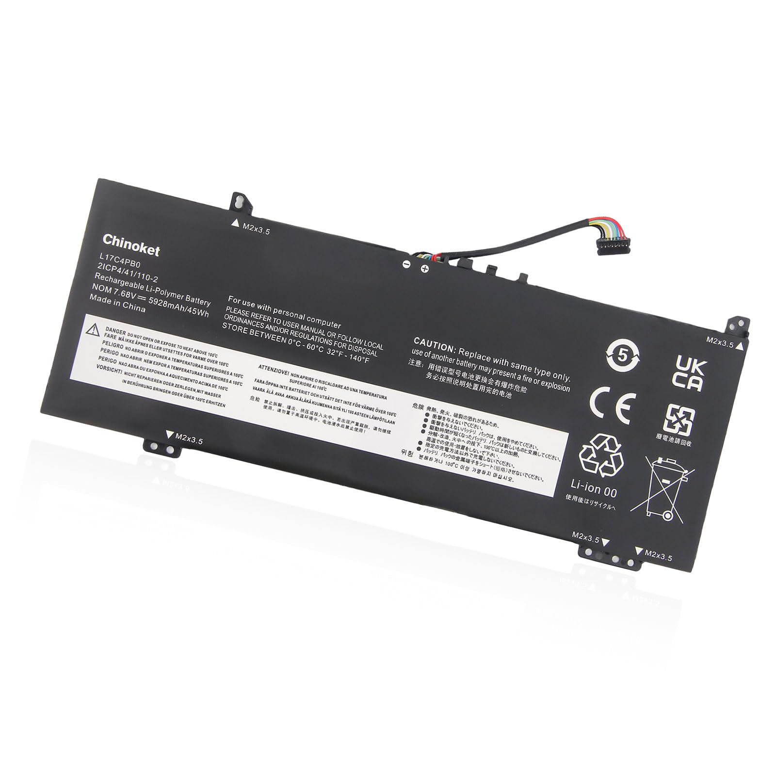 L17C4PB0 L17M4PB0 L17C4PB2 Batería para IdeaPad 530-14IKB 530-14ARR 6-14ARR 6-14IKB 530S-14ARR 530S-14IKB 530S-15IKB XiaoXin Air 14IKBR 14IWL 14ARR 15IKBR 15ARR 15IWL