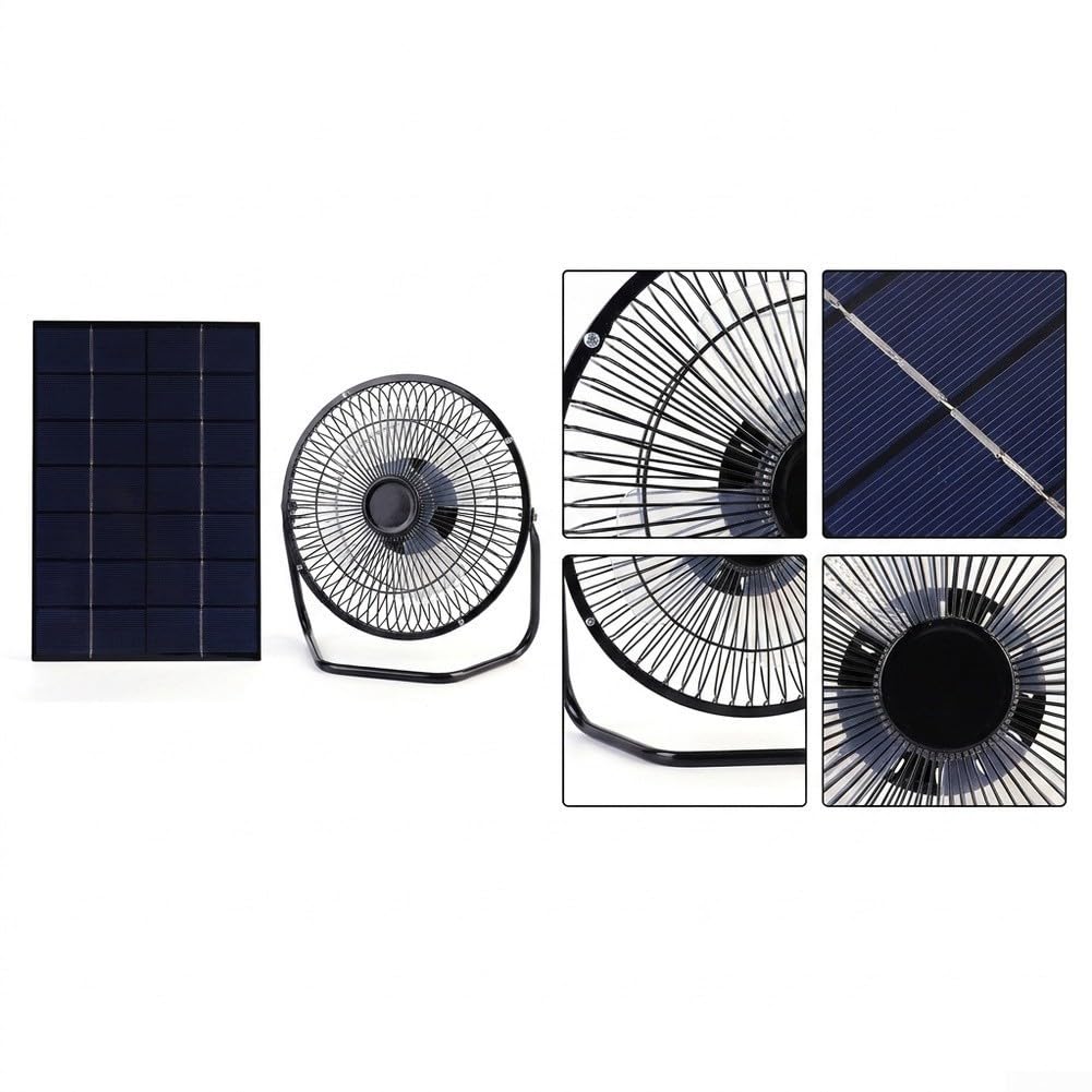5.2W Solar Panel Fan 8 Zoll für Hühnerstall