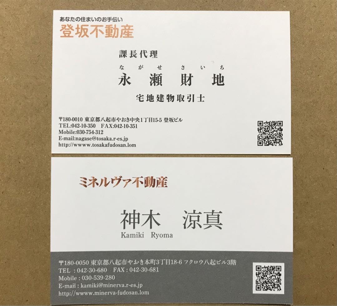 Amazon.co.jp: 正直不動産 名刺 2枚 セット コミックノベルティ