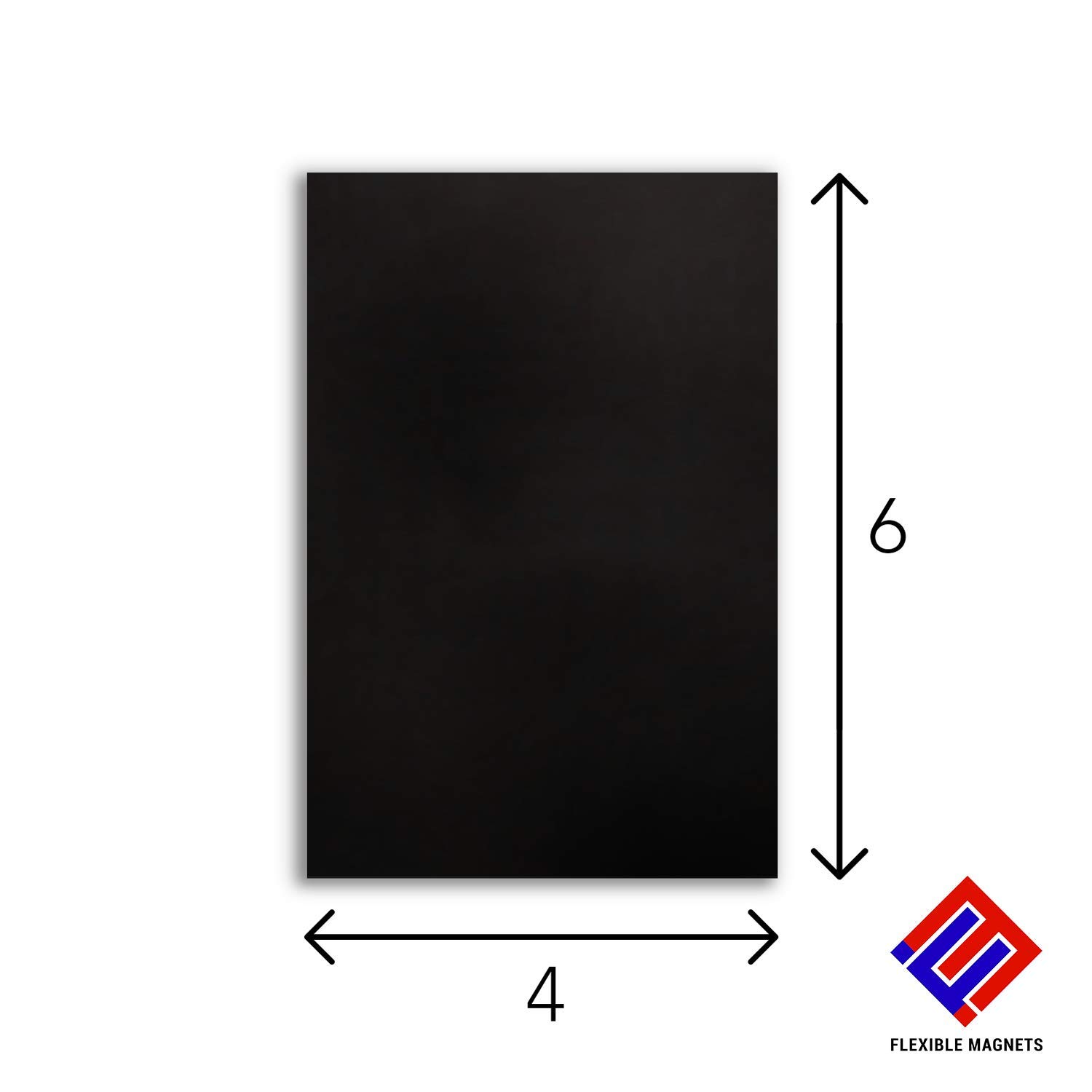 Flexible Magnetic Faux Window Panels - Fake Garage Window Magnets (4inches x 6inches, 32 Magnets)