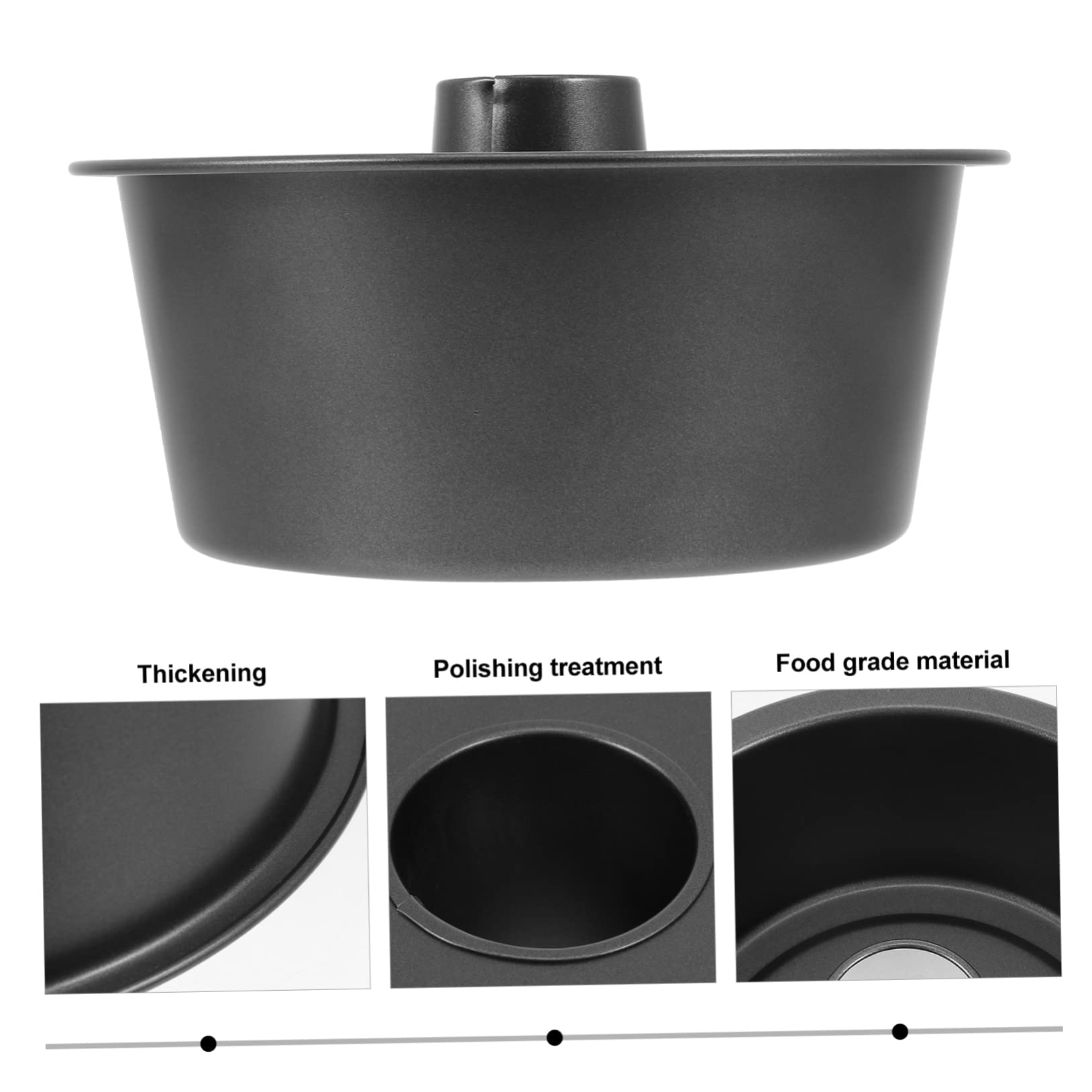 PRETYZOOM Molde Para Tartas De 3 Piezas Molde Nórdico Para Tartas Molde Para Hornear Gomitas Molde Para Pan De Estaño Molde Para Pan Con Fondo Extraíble Molde Para Pasteles Molde Para