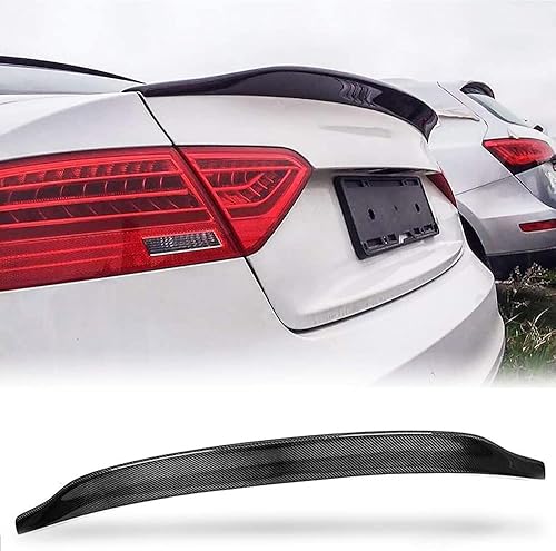 Alerón de tronco de fibra de carbono A5 para Audi A5 2 puertas B8 B8.5 Base Coupé 2008-2016 Piezas personalizadas Alerón de labio de maletero Alerón