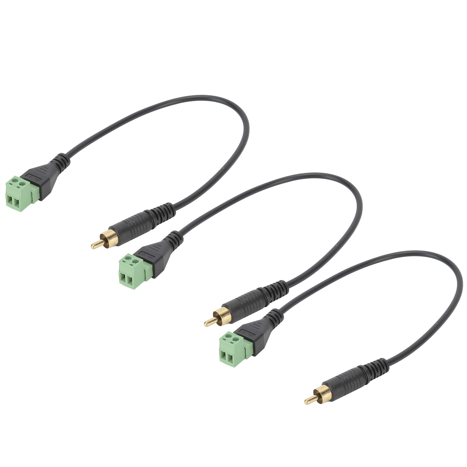 Adaptador de mono macho con terminal de tornillo para reparar equipos AV sin soldaduras 8