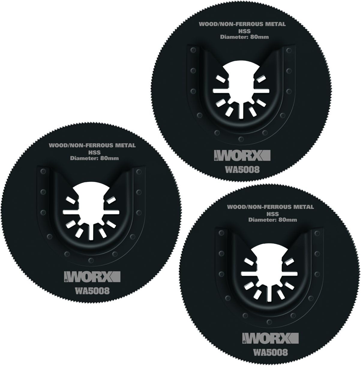 Lot De Lames De Scie Circulaire Saxton 85mm HSS & TCT - Compatible Worx, Bosch, Makita, Ryobi - Bois, Métal, Carrelage