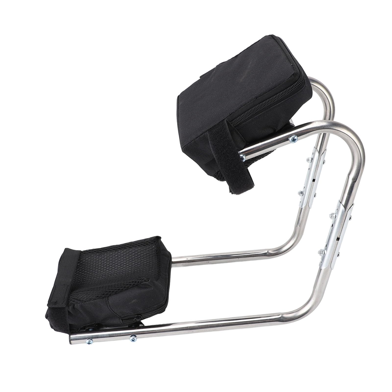 Agenocchiera da Giardino in Acciaio Inox Portatile Ergonomica | Sedile per Ginocchia, Telaio in Acciaio Inox, Piantagione di Aglio, Rimozione Erbacce, Uso da Giardino, Vano Portatile,