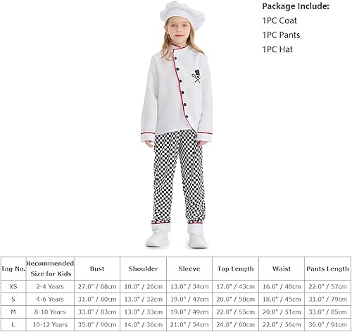 Miniatura 7 de Disfraz de Halloween para niños, niñas, cosplay, veterinario, médico, chef, vestimenta